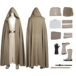Luke Skywalker Star Wars 8 The Last Jedi Cosplay Costume