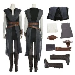 Rey Cosplay Costume Star Wars 8 The Last Jedi
