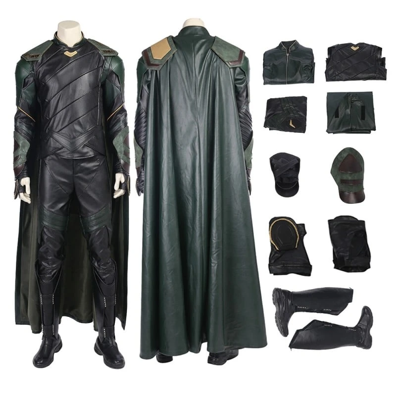 Loki Outfit Thor Ragnarok Cosplay Costume Top Level 1 Loki Outfit Thor Ragnarok Cosplay Costume Top Level