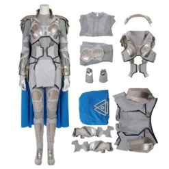 Thor Ragnarok Valkyrie White War Armor Cosplay Costume