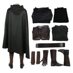 Luke Skywalker Black Outfit Cosplay Costume Star Wars 8 The Last Jedi -Simcosplay Outlet Store 02 9