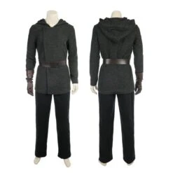Luke Skywalker Black Outfit Cosplay Costume Star Wars 8 The Last Jedi -Simcosplay Outlet Store 03 3