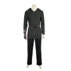 Luke Skywalker Black Outfit Cosplay Costume Star Wars 8 The Last Jedi -Simcosplay Outlet Store 10 10