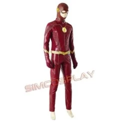 TF Season 4 Barry Allen Cosplay Costume Top Level -Simcosplay Outlet Store 13 16