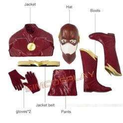 TF Season 4 Barry Allen Cosplay Costume Top Level -Simcosplay Outlet Store 16 14