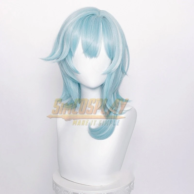 Genshin Impact Girls Eula Full Set Cosplay Wigs SimCosplay 1 Genshin Impact Girls Eula Full Set Cosplay Wigs SimCosplay
