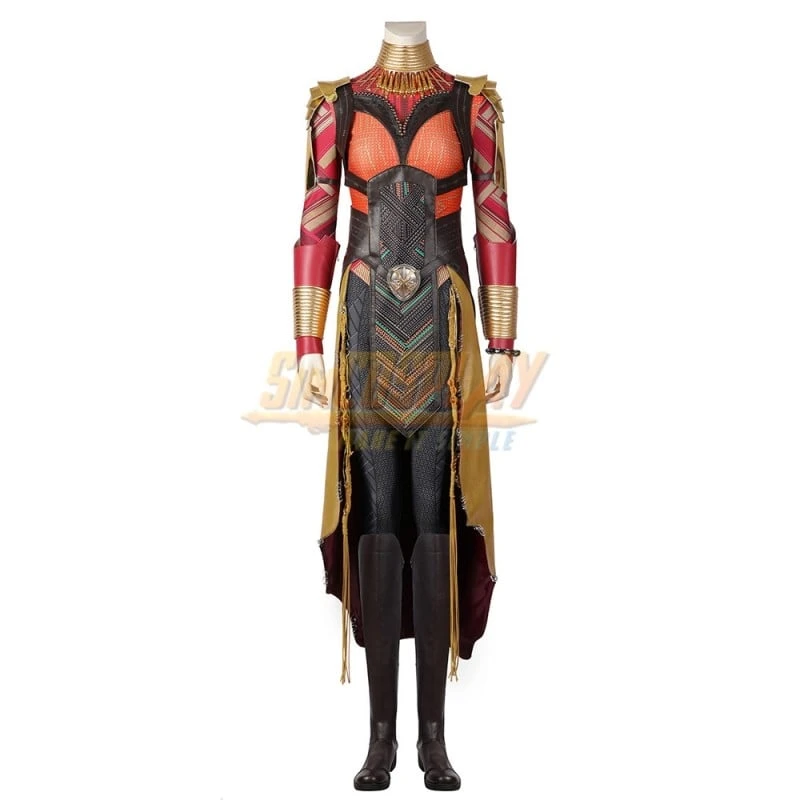 2022 Okoye Dora Milaje General Black Panther Cosplay Costume Top Level - Image 2