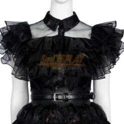 2022 Wednesday Addams Prom Dress Cosplay Costume -Simcosplay Outlet Store 2022 wednesday addams prom dress cosplay costume 16 2