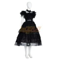 2022 Wednesday Addams Prom Dress Cosplay Costume -Simcosplay Outlet Store 2022 wednesday addams prom dress cosplay costume 6 2