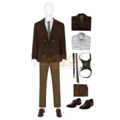 2023 Loki 2 Loki Cosplay Costume Dark Brown Suit