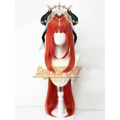 Nilou Genshin Impact New Chracters Cosplay Wigs Ver.2 -Simcosplay Outlet Store 2 36 2 1