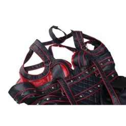 Harley Cosplay Costume Arkham Knight Black & Red Suit -Simcosplay Outlet Store 3511 0002 img 0308