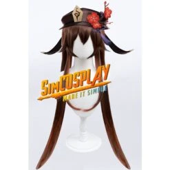 Genshin Impact Hu Tao Cosplay Wigs Suit Top Level