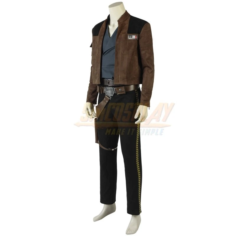 Solo A Star Wars Story Han Solo Cosplay Costume V2 4 Solo A Star Wars Story Han Solo Cosplay Costume V2 - Image 4