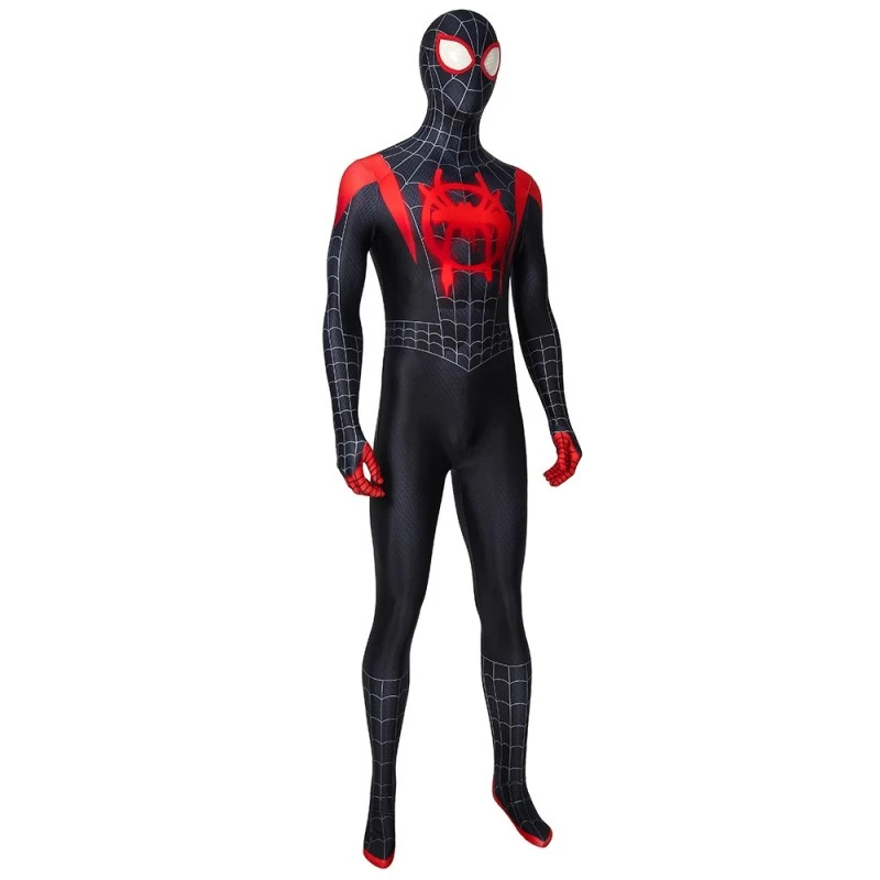 Miles Morales Suit Spiderman Into The Spider Verse Cosplay Costumes Ver.2 4 Miles Morales Suit Spiderman Into The Spider Verse Cosplay Costumes Ver.2 - Image 4