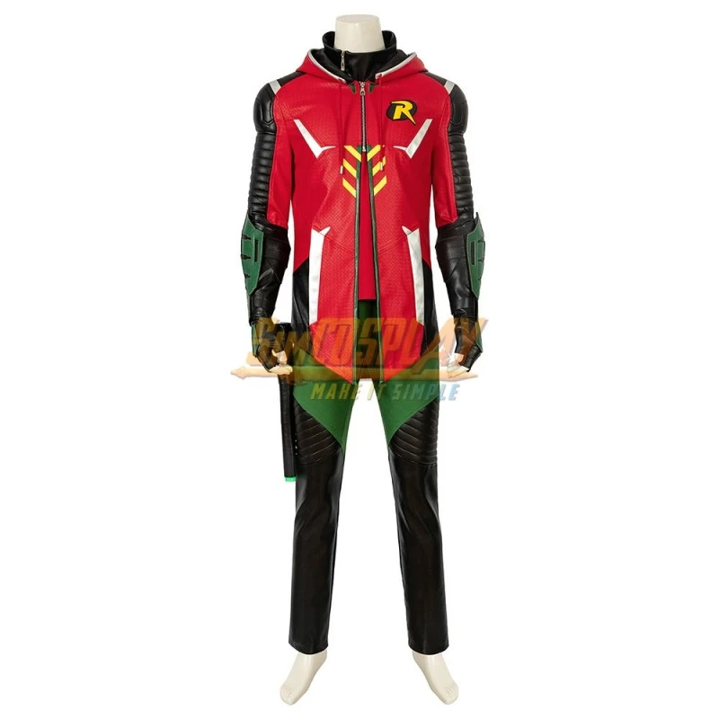 Dark Knights Of Gotham Robin Cosplay Costumes Top Level 3 Dark Knights Of Gotham Robin Cosplay Costumes Top Level - Image 3
