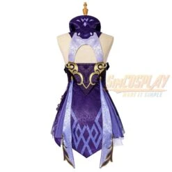 Genshin Impact Keqing Costume Classic Skin Full Set Cosplay Suit -Simcosplay Outlet Store 4631 8 3