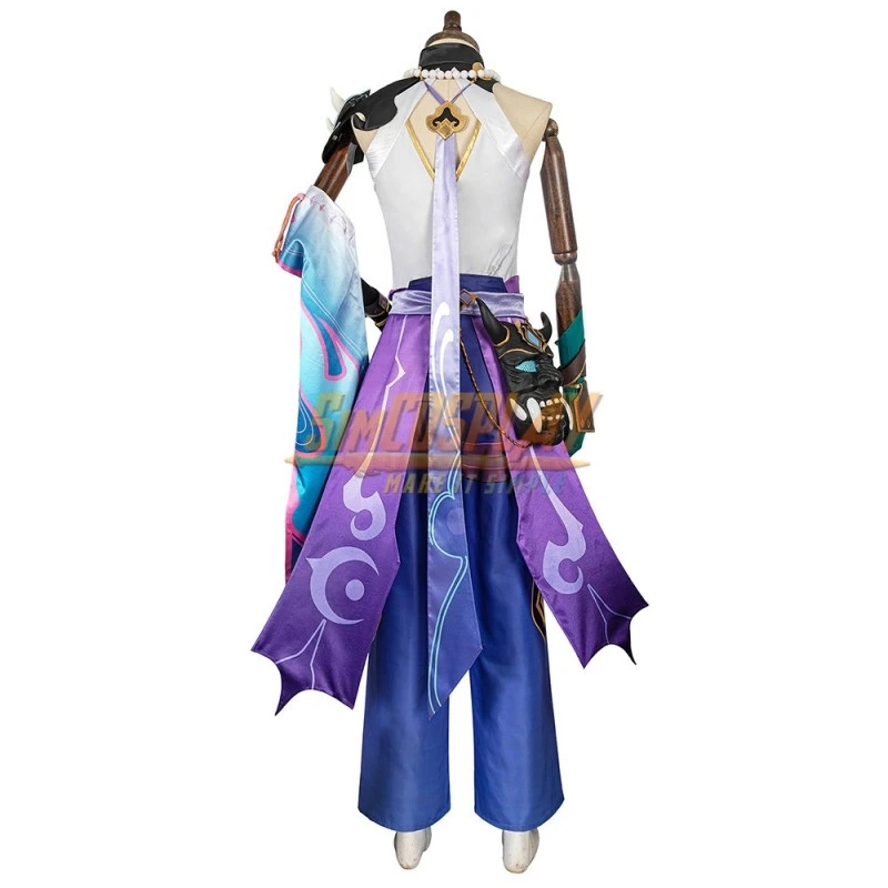 Genshin Impact Xiao Cosplay Costume Suit Top Level 7 Genshin Impact Xiao Cosplay Costume Suit Top Level - Image 7