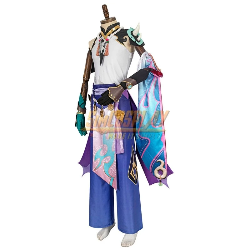 Genshin Impact Xiao Cosplay Costume Suit Top Level 6 Genshin Impact Xiao Cosplay Costume Suit Top Level - Image 6