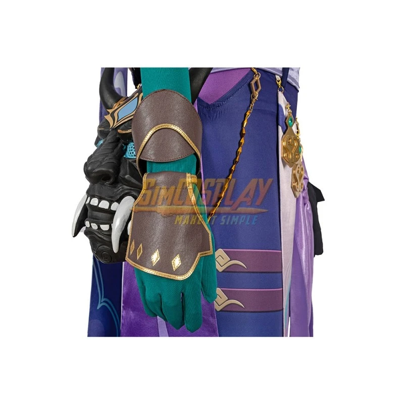 Genshin Impact Xiao Cosplay Costume Suit Top Level 16 Genshin Impact Xiao Cosplay Costume Suit Top Level - Image 16