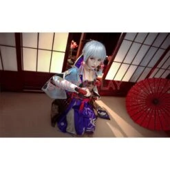 Genshin Impact Kamisato Ayaka Full Set Cosplay Costumes -Simcosplay Outlet Store 4661cosers 0009 01