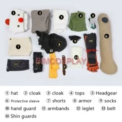 Yuffie Cosplay Costume FF8 Remastered Intergrade Custom Size Supported Ver.2 -Simcosplay Outlet Store 4672 11