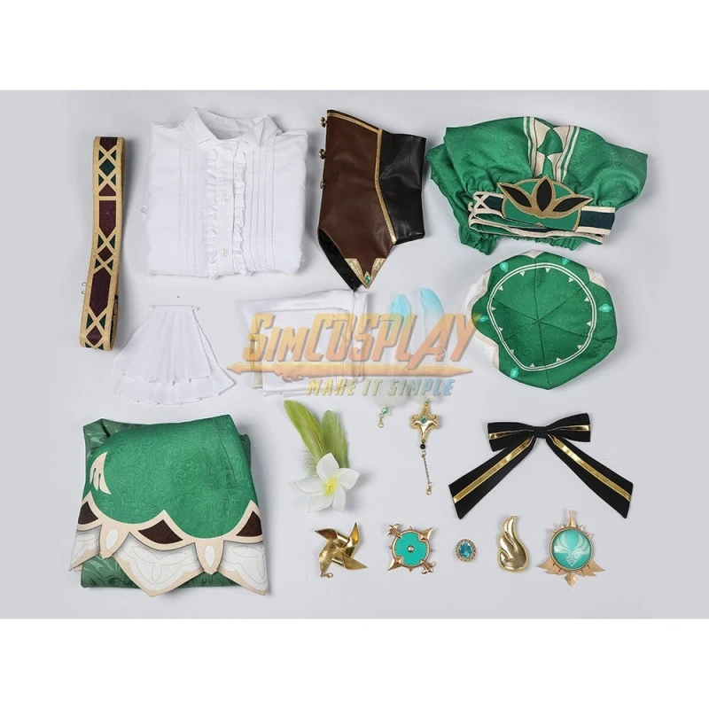 Genshin Impact Venti Cosplay Costume Promotional Edition 13 Genshin Impact Venti Cosplay Costume Promotional Edition - Image 13