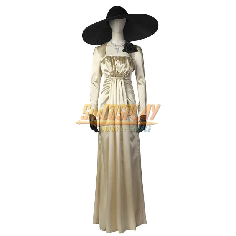 Lady Dimitrescu Cosplay Costume Resident Evil Village Cosplay Suit Ver.2 2 Lady Dimitrescu Cosplay Costume Resident Evil Village Cosplay Suit Ver.2 - Image 2
