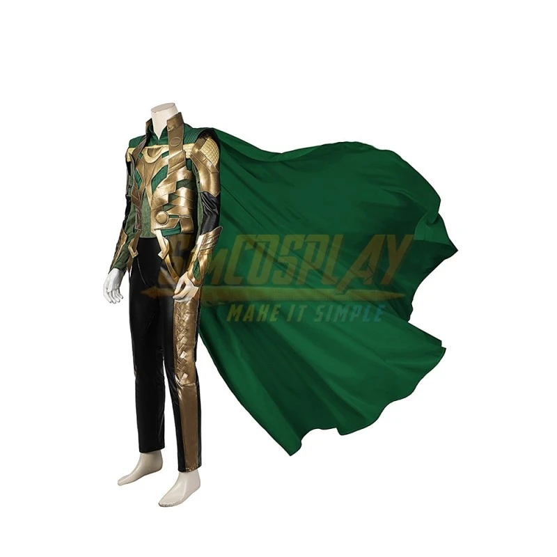 Loki Cosplay Costume Thor Movie Cosplay Suit Edition Top Level 3 Loki Cosplay Costume Thor Movie Cosplay Suit Edition Top Level - Image 3