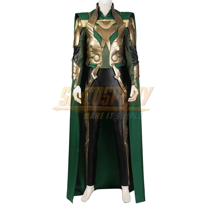 Loki Cosplay Costume Thor Movie Cosplay Suit Edition Top Level 8 Loki Cosplay Costume Thor Movie Cosplay Suit Edition Top Level - Image 8