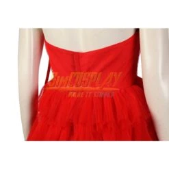 Harley Red Dress Cosplay Costume Squad Of Suicide Cosplay Suit -Simcosplay Outlet Store 4778 0001 021a7097