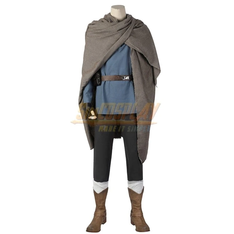 Obi Wan Jedi Master Tatooine Blue Cosplay Costume Slim Edition 3 Obi Wan Jedi Master Tatooine Blue Cosplay Costume Slim Edition - Image 3
