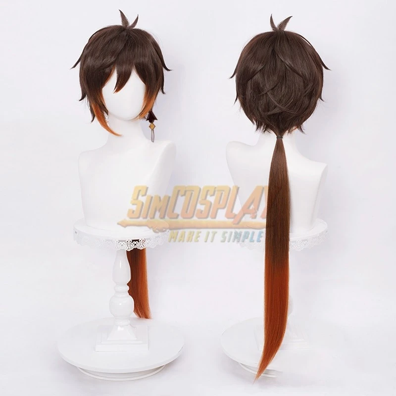 Genshin Zhongli Cosplay Wigs Full Set Of Cosplay Wigs 3 Genshin Zhongli Cosplay Wigs Full Set Of Cosplay Wigs - Image 3