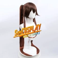 Genshin Impact Hu Tao Cosplay Wigs Suit Top Level -Simcosplay Outlet Store 4 7 1 1