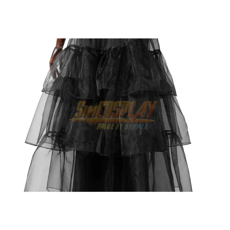 Wednesday Addams Dance Dress Cosplay Costume For Female 10 Wednesday Addams Dance Dress Cosplay Costume For Female - Image 10