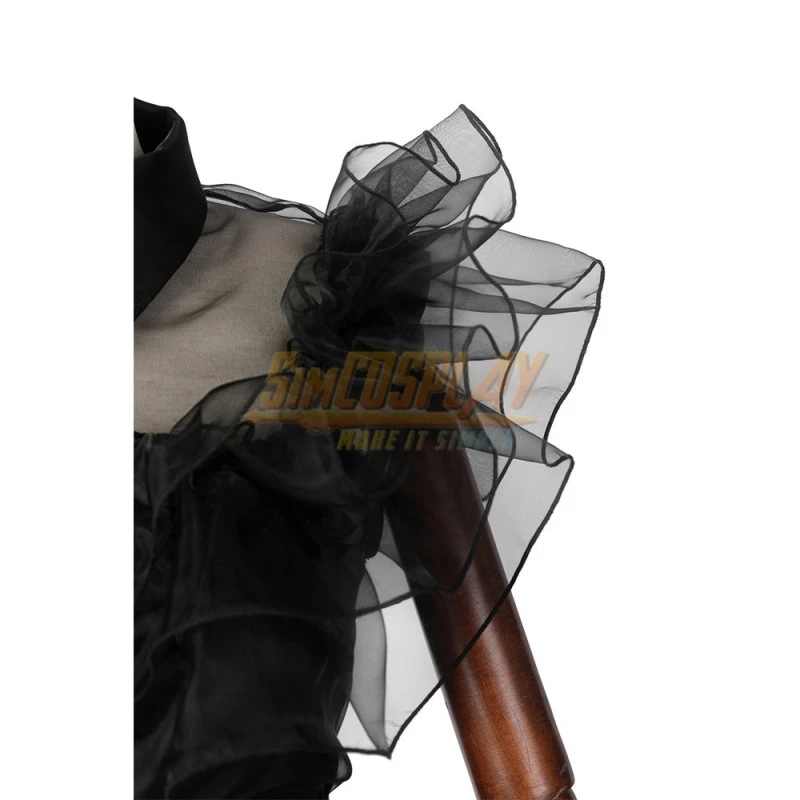 Wednesday Addams Dance Dress Cosplay Costume For Female 15 Wednesday Addams Dance Dress Cosplay Costume For Female - Image 15