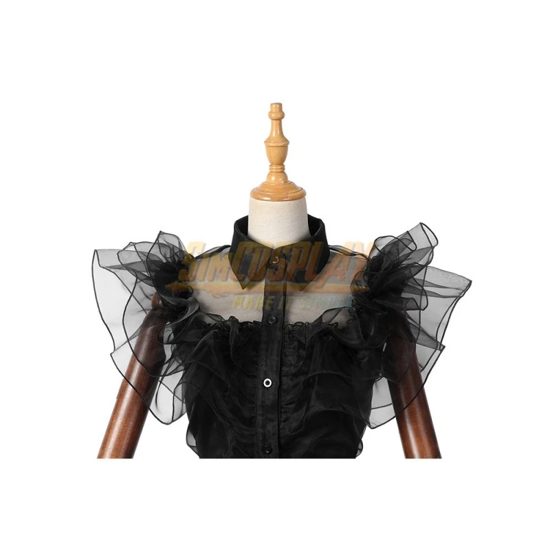 Wednesday Addams Dance Dress Cosplay Costume For Female 17 Wednesday Addams Dance Dress Cosplay Costume For Female - Image 17