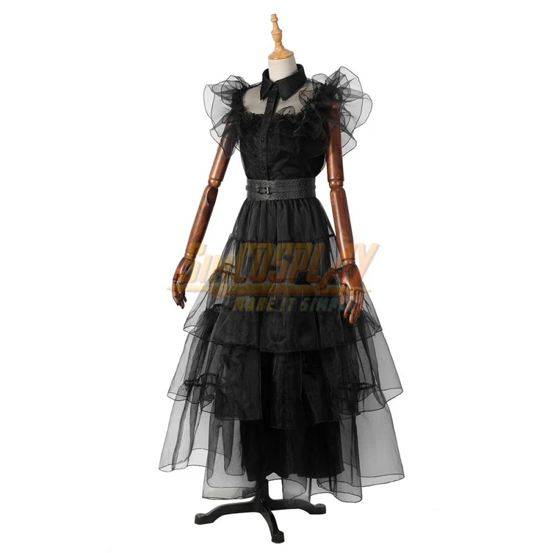 Wednesday Addams Dance Dress Cosplay Costume For Female 3 Wednesday Addams Dance Dress Cosplay Costume For Female - Image 3