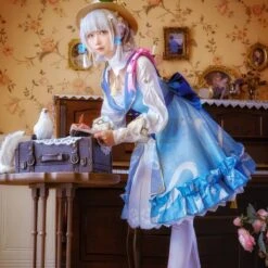 Ayaka Springbloom Missive New Skin Cosplay Costumes 2023