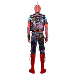 Spider-Punk Hobart Brown Cosplay Costume Across The Spider-Verse Edition 29 Spider-Punk Hobart Brown Cosplay Costume Across The Spider-Verse Edition -Simcosplay Outlet Store 5200 0028 10