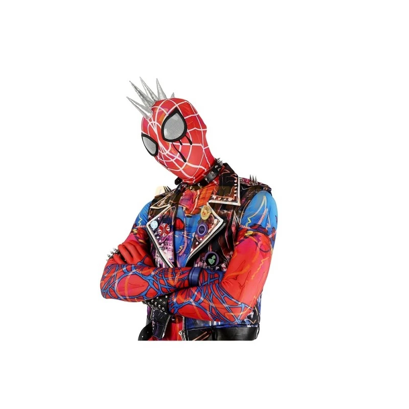 Spider-Punk Hobart Brown Cosplay Costume Across The Spider-Verse Edition 9 Spider-Punk Hobart Brown Cosplay Costume Across The Spider-Verse Edition - Image 9