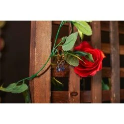 Genshin Impact Navia Cosplay Yellow Printed Crow Tail Skirt Costume -Simcosplay Outlet Store 5221 0007 dsc08661