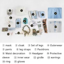 Zelda Totk Link Mystic Armor Set Cosplay Costume Suit -Simcosplay Outlet Store 5233 0000