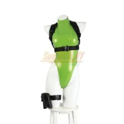 Street Fighter 6 Cammy White Classic Green Cosplay Costume Suit -Simcosplay Outlet Store 5240 0021 2