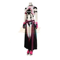 Street Fighter 6 Han Juri Cosplay Costume White And Pink Suit -Simcosplay Outlet Store 5241 0012 2