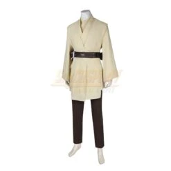Qui-Gon Jinn Cosplay Costume Star Wars The Phantom Menace Robe -Simcosplay Outlet Store 5250 0020 021a1287