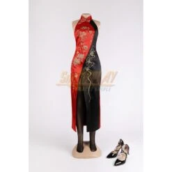 Resident Evil 4 Remake Ada Wong Cheongsam Suit Cosplay Costume -Simcosplay Outlet Store 5271 0015 1
