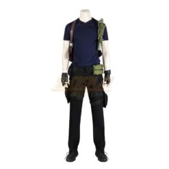 RE4 Remake Leon Tactical Suit With Leather Jacket Cosplay Costume -Simcosplay Outlet Store 5273fs 0023 2