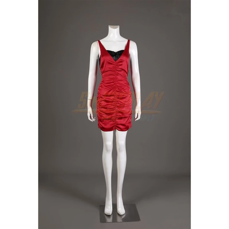 Resident Evil 4 Remake Ada Wong Red Cosplay Costume 6 Resident Evil 4 Remake Ada Wong Red Cosplay Costume - Image 6