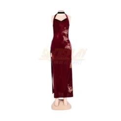 Ada Wong Lunar Qipao Red Outfit Cosplay Costume -Simcosplay Outlet Store 5284 0019 021a6192